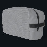 Modern Hexagonal Grid Geometric Pattern Dopp Kit<br><div class="desc">This modern design features an intricate hexagonal pattern that creates a sophisticated tech-inspired texture. The interlocking geometric grid offers a subtle sense of depth and structure, perfect for professionals in engineering, software development, or architecture. A sleek monochrome palette ensures a sharp, professional appearance that remains versatile for formal events or...</div>