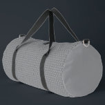 Modern Hexagonal Grid Geometric Pattern Duffle Bag<br><div class="desc">This modern design features an intricate hexagonal pattern that creates a sophisticated tech-inspired texture. The interlocking geometric grid offers a subtle sense of depth and structure, perfect for professionals in engineering, software development, or architecture. A sleek monochrome palette ensures a sharp, professional appearance that remains versatile for formal events or...</div>