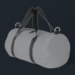Modern Hexagonal Grid Geometric Pattern Duffle Bag<br><div class="desc">This modern design features an intricate hexagonal pattern that creates a sophisticated tech-inspired texture. The interlocking geometric grid offers a subtle sense of depth and structure, perfect for professionals in engineering, software development, or architecture. A sleek monochrome palette ensures a sharp, professional appearance that remains versatile for formal events or...</div>