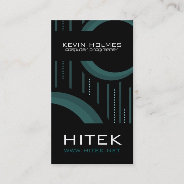 Modern Hi-Tech Business Card (Front)