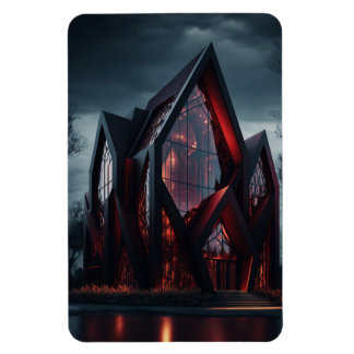 Modern Hi-Tech Gothic House Exterior Design. Magnet