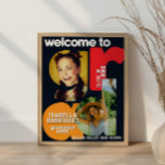 Modern High School Graduation Welcome Poster<br><div class="desc">Modern High School Graduation Welcome Sign</div>