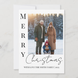Modern Holiday Cards 2025 Christmas Family Photo