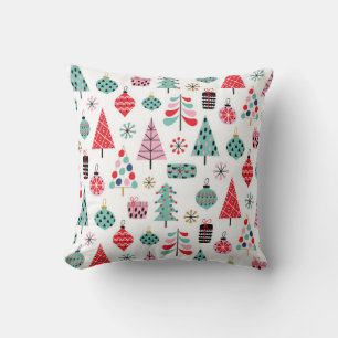 Modern Holiday Cushion   Cozy Christmas Pattern