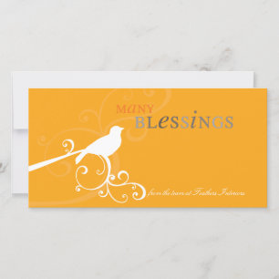 MODERN HOLIDAY PHOTOCARD :: whimsicalbird 4A Card