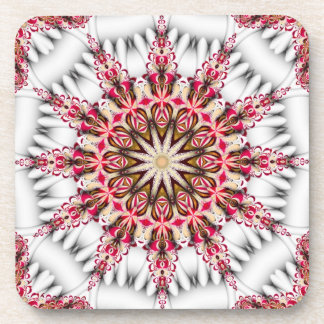 Modern Holiday Snowflake Cork Coasters