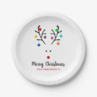 Modern Holiday Whimsical Reindeer Christmas
