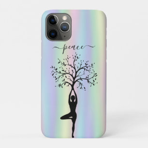 Modern Holographic, Peace Yoga iPhone 11 Pro Case
