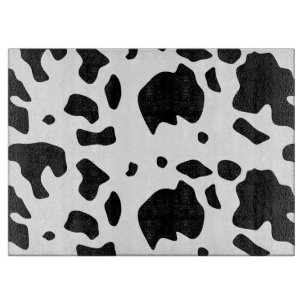 Modern Holstein Friesian Cow Animal Print Pattern Cutting Board