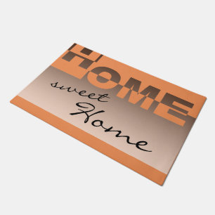 Modern HOME Banner + your backgr. & ideas Doormat