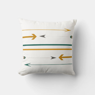 Modern Home Decor Featuring Arrow Graphics Throw Pillow