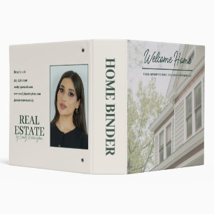 Modern Home Green Real Estate Agent Binder