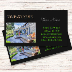 Modern home renovation remodeling  Real Estate Business Card