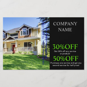 Modern home renovation remodeling  Real Estate Flyer