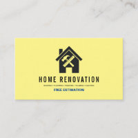 Modern Home Renovation Repair Handyman Yellow