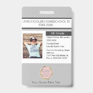 Modern Homeschooling Unschooling Student  Badge