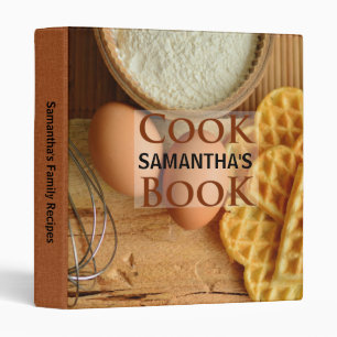 Modern Homespun Ingredients Recipe Cookbook Binder