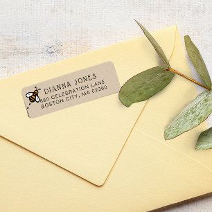 Modern Honey Bee Return Address