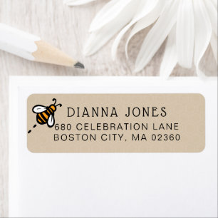 Modern Honey Bee Return Address