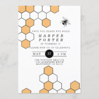 Modern Honeycomb | Bumblebee Birthday Party