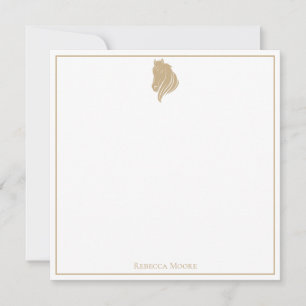 Modern Horse Equestrian Card