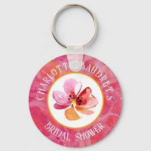 Modern Hot Colour  Keychain