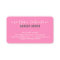 Modern hot pink makeup artist script signature