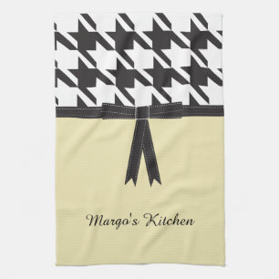 Modern Houndstooth Kitchen Towel