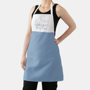 Modern House Cleaning And Maid Service Logo Apron