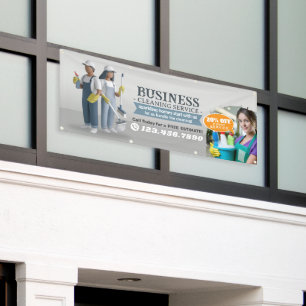 Modern House Cleaning Maid Service Housekeeping Banner