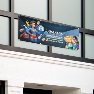 Modern House Cleaning Maid Service Housekeeping Banner