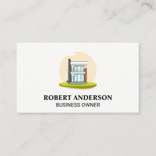 Modern House   Real Estate Logo Business Card