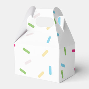 Modern Huge Sprinkles Birthday Party Favor Box