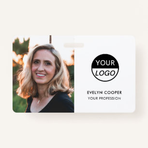 Modern ID Card   Logo Photo Business Employee Badg Badge
