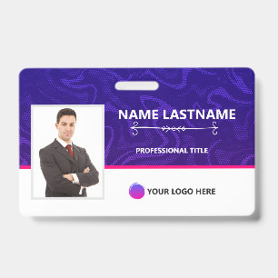 Modern Identification Card Badge