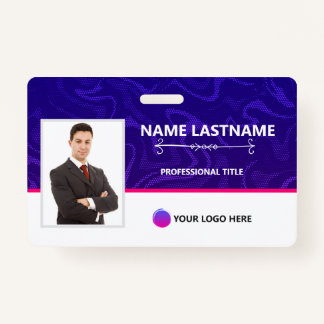 Modern Identification Card Badge