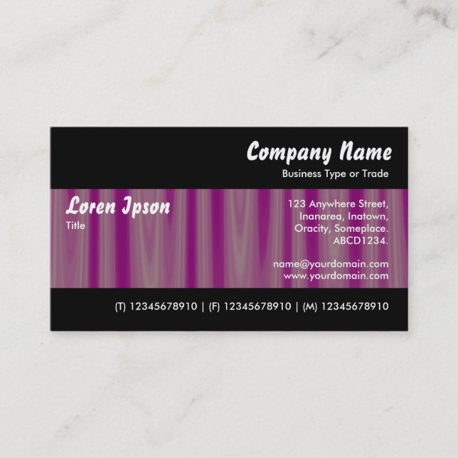 Modern II - Drapery 05 Business Card (Front)