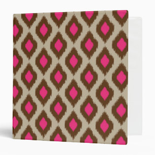 Modern ikat pattern binder