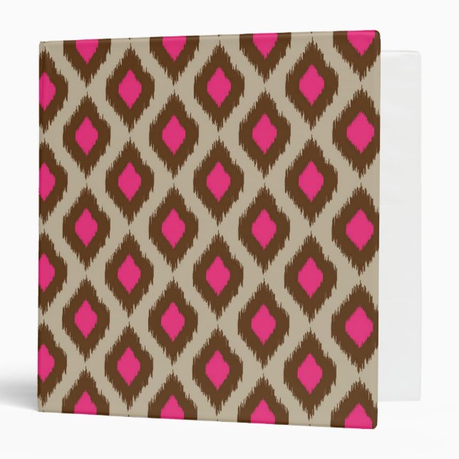 Modern ikat pattern binder (Front/Inside)