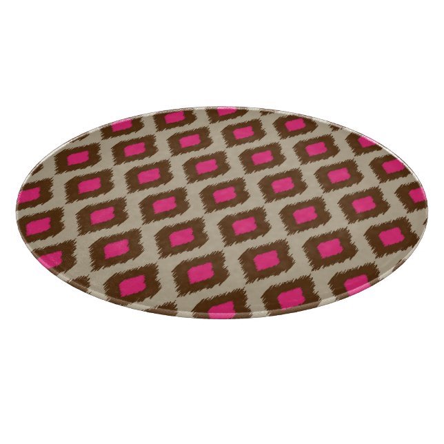 Modern ikat pattern cutting board (Corner)