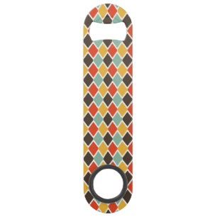 Modern ikat tribal fashion pattern bar key