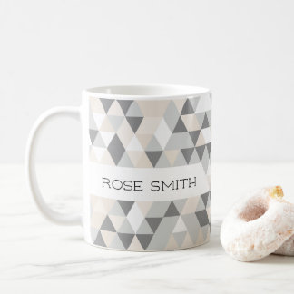 Modern illustration of geometric pattern coffee mug