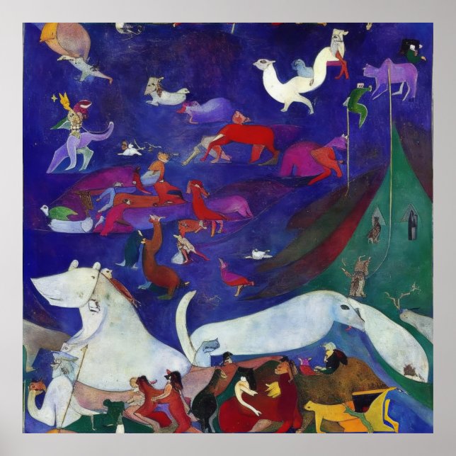 Modern Impressionist Noah's Ark 1 Poster (Front)
