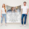 Modern In Loving Memory Marble Photo Keepsake
