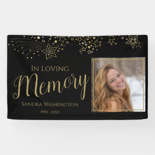 Modern In Loving Memory   Photo Memorial Banner