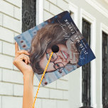 Modern In Loving Memory Photo Tribute Graduate Graduation Cap Topper<br><div class="desc">Honour a beloved friend or family member on graduation day with a custom photo memorial graduation cap topper. This unique memorial keepsake graduation cap is the perfect gift for yourself, family or friends to pay tribute to your loved one. We hope your memorial graduation cap topper will bring you peace,...</div>