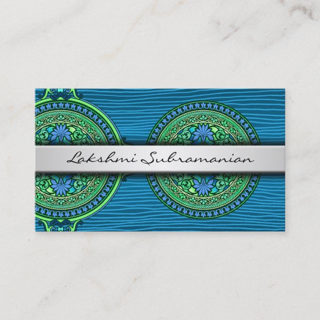 Modern India Discs Professional Business Cards (Front)