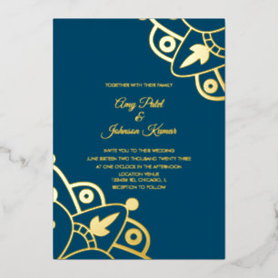 Modern Indian Mandala Wedding Pressed  