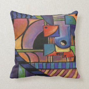 Modern Industry Throw Pillow