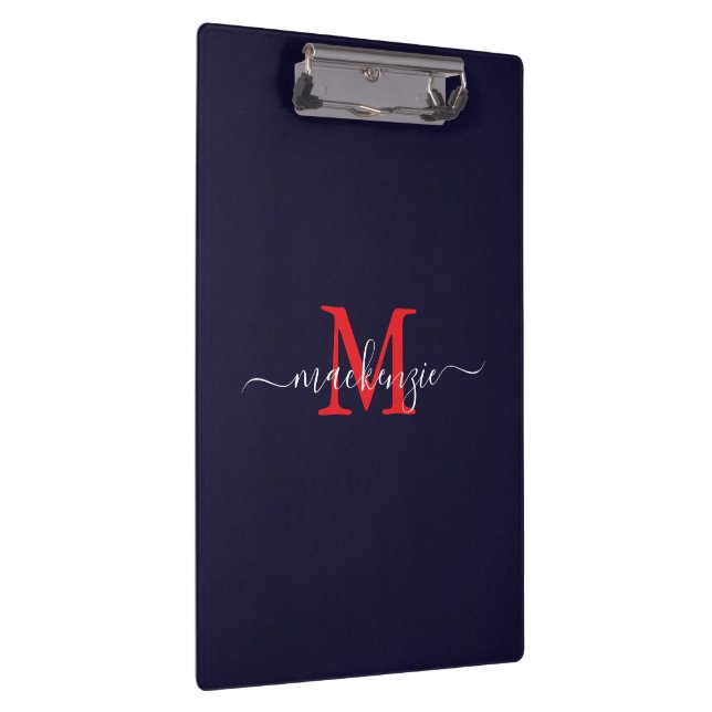 Modern Initial and Name Personalized Clipboard (Right)